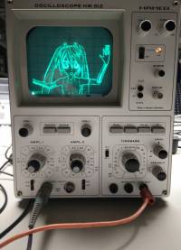 Vectorgraphics output on an Oscilosscope using the PC VGA Port